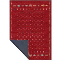Arven Red Machine Washable Rug