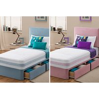 Bed & Mattress with Drawer Options