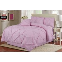Eliza 68-Pick Pin Tuck Duvet Cover Set