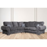 Grey Fabric Corner Sofa