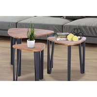 3pc Stackable Coffee Table Set