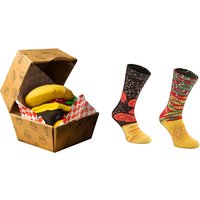 Women's UK 3-7: A three-pack of burger socks in a burger gift box | Wowcher