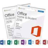 Microsoft Office 2016 Software License - Digital Download - Home & Student or Professional Edition - Lifetime for Windows | Wowcher
