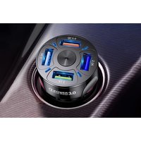 4-Port USB Car Charger
