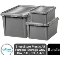 Orthex All Purpose Storage Grey Boxes