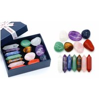 Set of 14 Chakra Crystals and Gemstones