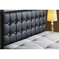 Faux Leather Cubed Headboard