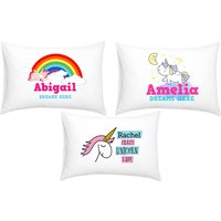 Personalised Unicorn Pillowcase