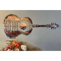 Groovy Guitar Metal Wall Art