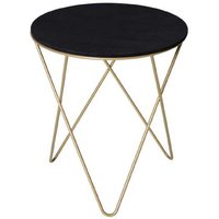 HOMCOM Metal Base Side Table
