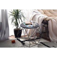 HOMCOM Steel Minimalist Coffee Table