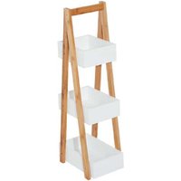 HOMCOM Bathroom A-Shape Rack