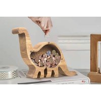 Wooden Piggy Bank Decoration