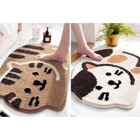 Cute Cat Microfiber Bath Mat