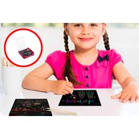 100 Mini Rainbow Paper Cards