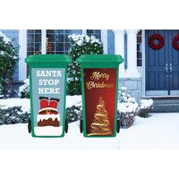 Christmas Wheelie Bin Stickers