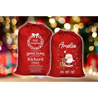Personalised Red Christmas Stocking