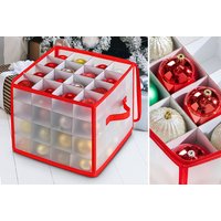 64 Christmas Tree Bauble Storage Box
