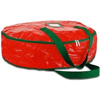 Large Christmas Wreath & Garland Storage Bag - Durable Dustproof Holiday Storage Solution | Wowcher