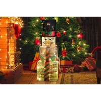 LED Christmas Snowman Boxes