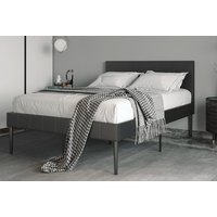 Leather Grey Bed Frame