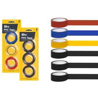 6 Colourful Pvc Tapes
