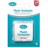 100 Pack Plastic Toothpicks