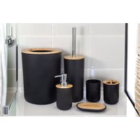 Bamboo Bathroom Accessories Set