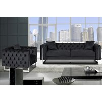 Luxury Indoor Velvet Sofa Set