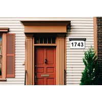 Solar Powered House Number Plate