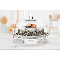 6-In-1 Clear Cake Stand