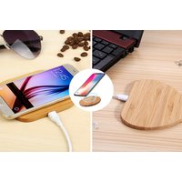 Wireless Wooden Charging Pad