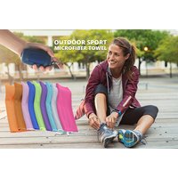 Sports Microfiber Towel w/ Protective Cover