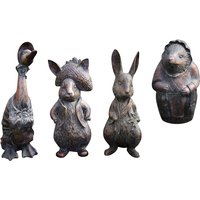 Beautrix Potter Garden Animal Statue, D | Wowcher