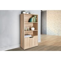 Oak Effect Bookcase Storage Unit