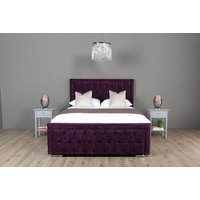 Plush Velvet Sandringham Bed Frame