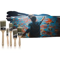 5 Variety Angle Paint Brushes