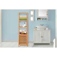 HOMCOM 140cm Freestanding Cabinet