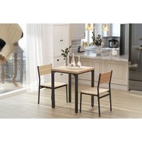 HOMCOM 3 Pieces Compact Dining Table