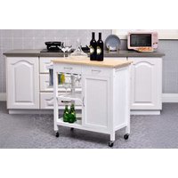 HOMCOM Kitchen Storage Trolley