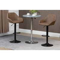 Adjustable PU Leather Bar Stools