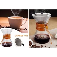 400ml Heat-resistant Glass Coffee Pot