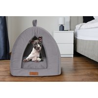 Grey Igloo Dome Small Pet Bed