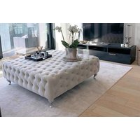 Deep Buttoned Chesterfield Footstool