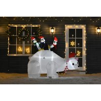 HOMCOM Outdoor Christmas Inflatable