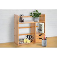 HOMCOM Desk Organiser, Storage, Bamboo