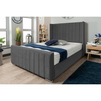 Steel Wing Panel Ottoman Bed