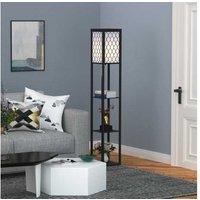 HOMCOM Floor Lamp, 4-Tier