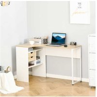 HOMCOM L-Shaped Corner Computer Desk