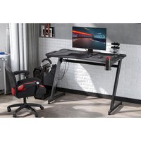 HOMCOM Ergonomic Gaming Desk